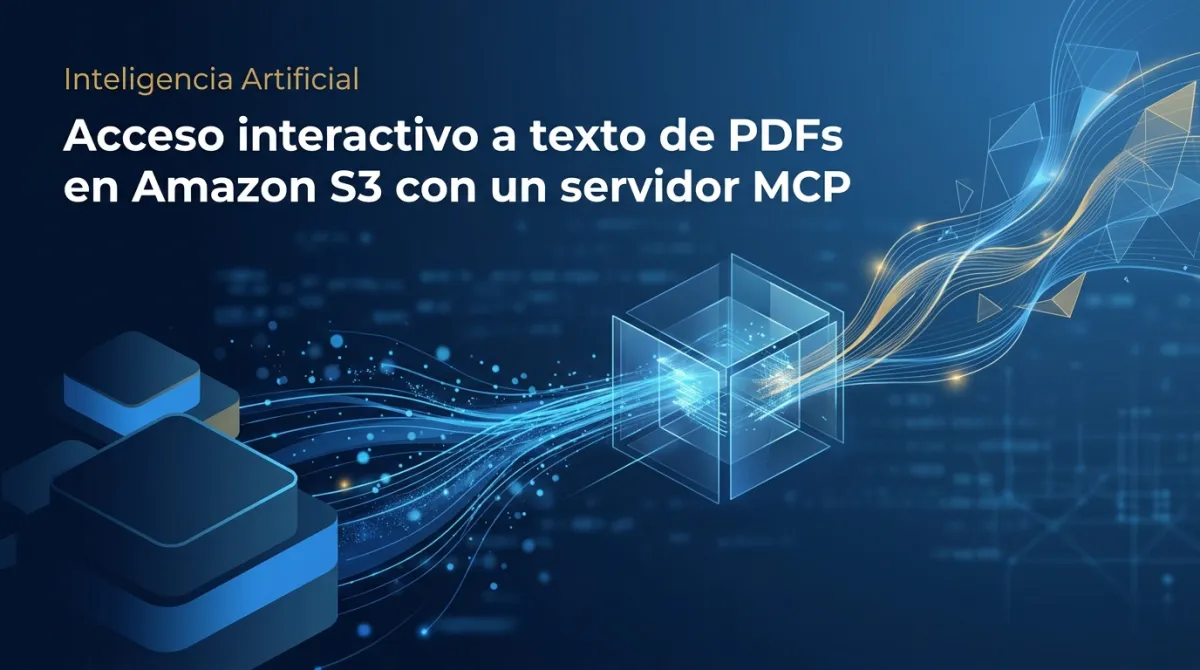 Acceso interactivo a texto de PDFs en Amazon S3 con un servidor MCP