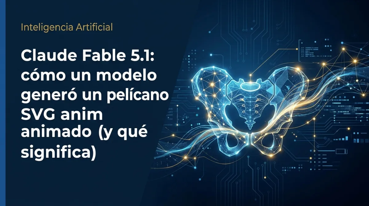 Claude Fable 5.1: cómo un modelo generó un pelícano SVG animado (y qué significa)