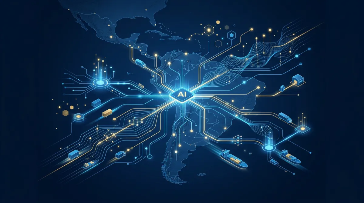Como la IA esta transformando la logistica y la cadena de suministro en LATAM