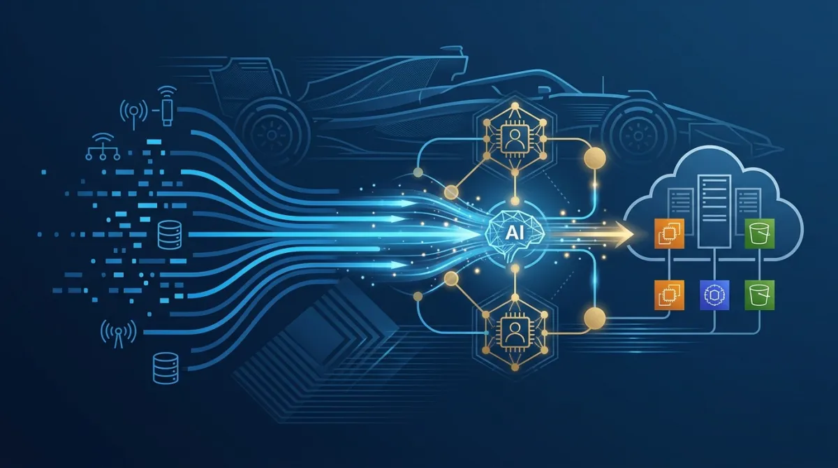 Cómo Formula 1 aceleró la integración de datos de semanas a minutos con IA agentic en AWS