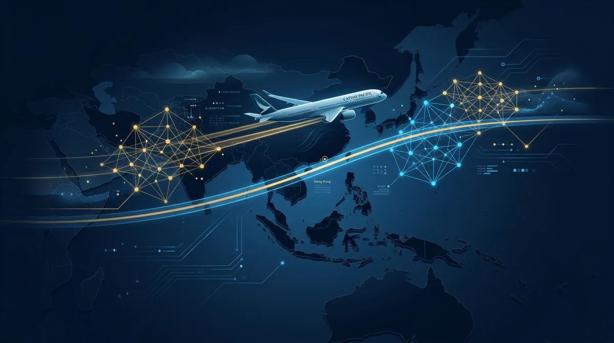 Prueba de IA para evitar estelas de condensación con Cathay Pacific en Asia-Pacífico