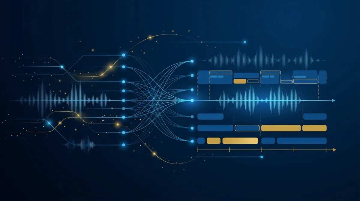 Transcripción con identificación de hablantes y timestamps precisos usando WhisperX en SageMaker AI